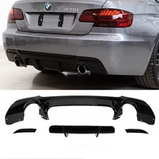 Sport-Performance Diffusor Schwarz Hochglanz Duplex 335i f�r BMW E92 E93 M-Paket