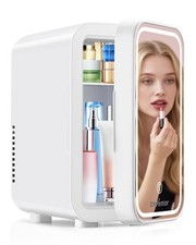 Mini Skincare Fridge Small Refrigerator for Bedroom, Beauty Fridge for Makeup...