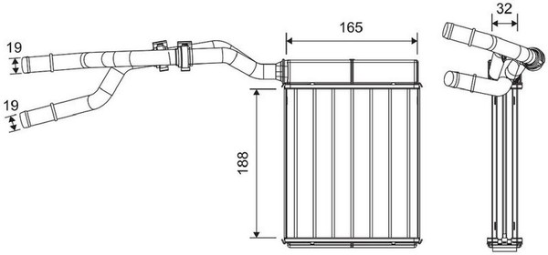 Valeo 811670 WäRmetauscher FüR Innenraumheizung HeizungsküHler Heizung-image