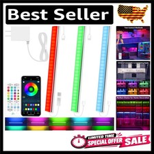 3 Pack RGB Under Cabinet Lights with App and Remote Control