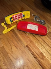 Conair Red Primary Colors Landline Home Phone Model SW750 - VTG 1989 Bold Retro