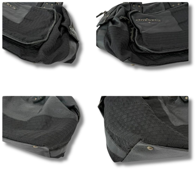 DIESEL Boston Bag Canvas Leather Docking Archive 00s