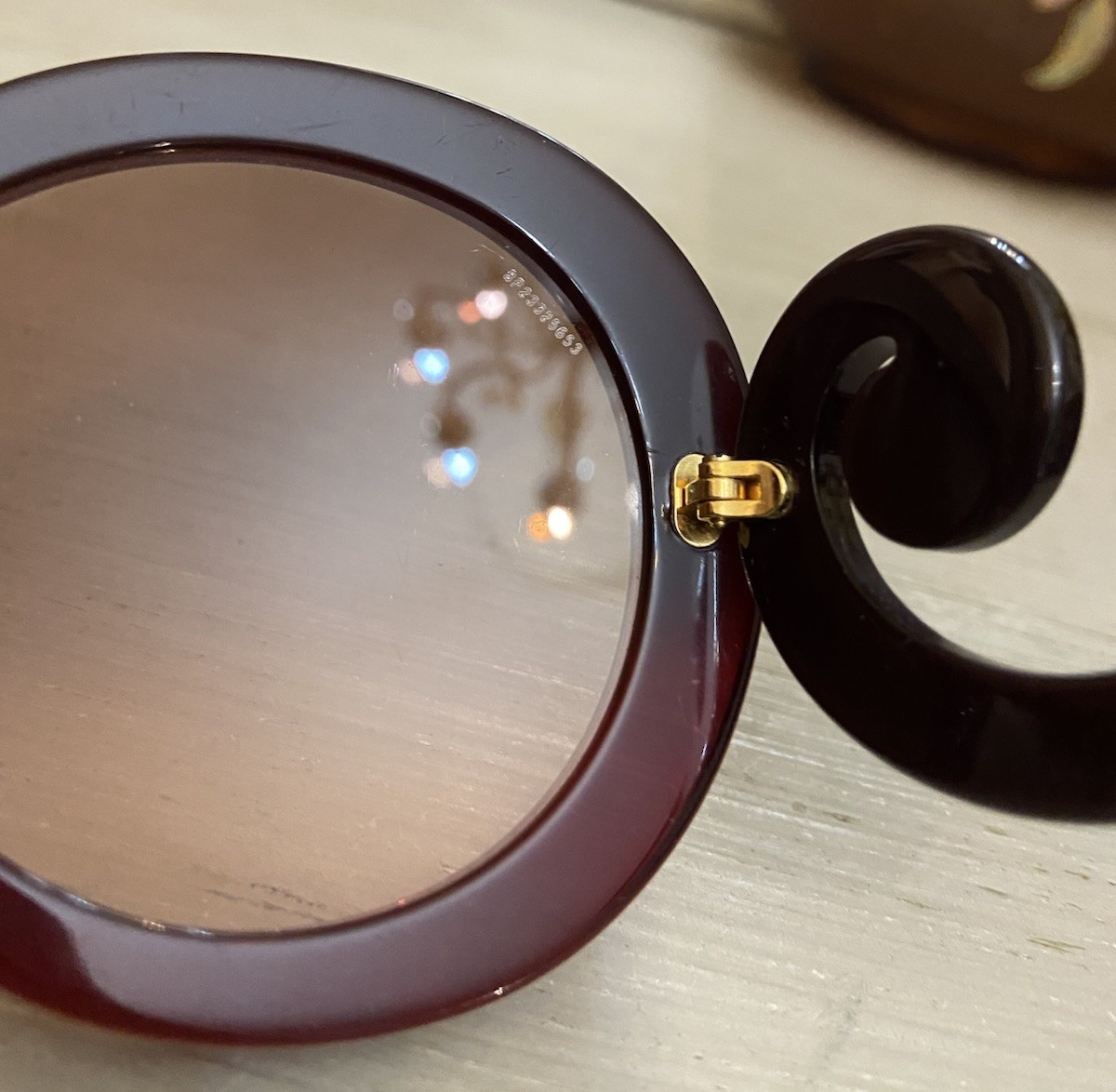 PRADA  Baroque Round Sunglasses SPR 27N  MAX-0A5 135 2N thumbnail 11