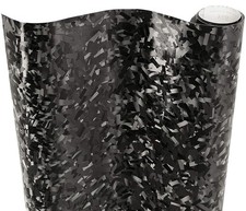 Black Forged Composite Carbon Vinyl Wrap Roll 1ft X 5ft - Durable Easy Apply Black Forged Composite Carbon Vinyl Wrap Roll 1ft X 5ft - Durable Easy Apply