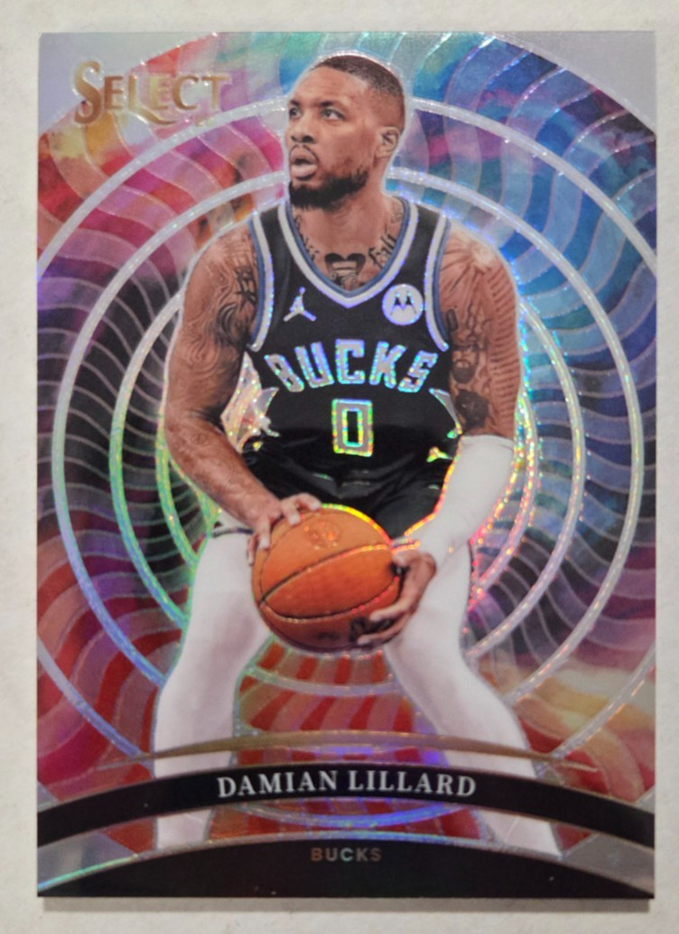 2024-25 Panini Select Color Wheel Damian Lillard SSP CASE HIT