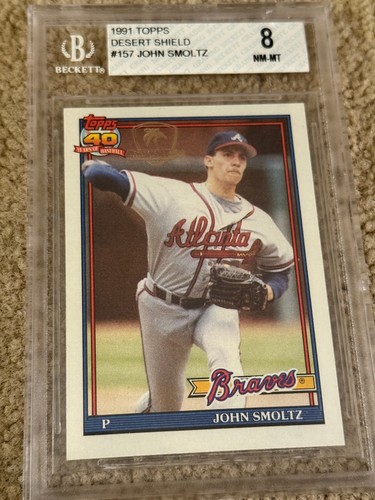 1991 Topps John Smoltz #157 card