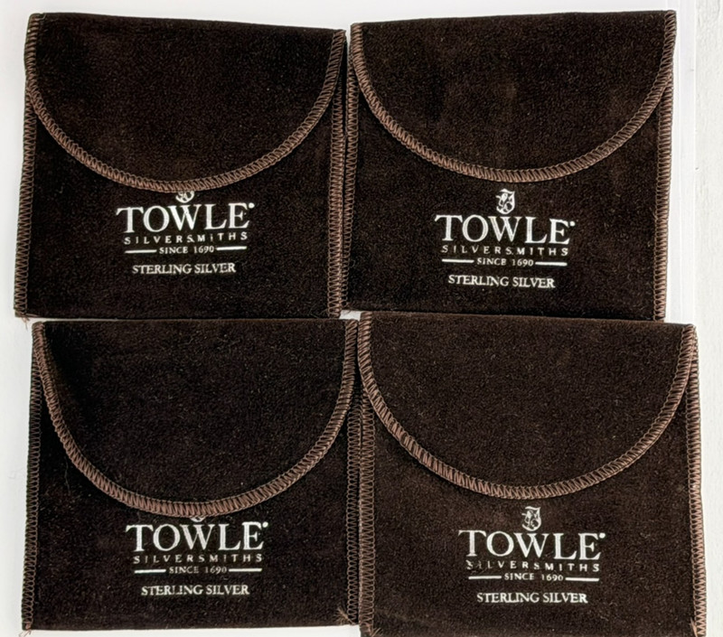 Towle Brown Ornament Storage Bag Set of 4 #121466