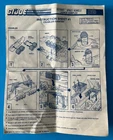 GI.JOE HASBRO 1987 DEFIANT SPACE SHUTTLE LAUCH INSTRUCTION SHEET #1