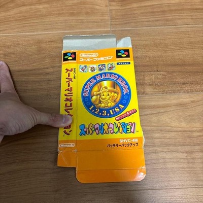 Super Mario Bros 1 2 3 USA Nur Verpackung Nintendo NES Spiel Verpackung
