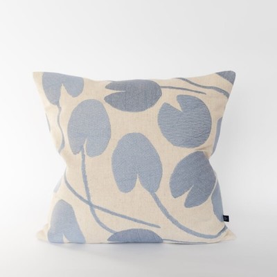 [Fine Little Day] [Linen 70%] [48x48cm] [Made in Sweden] Water Lily Embroidered