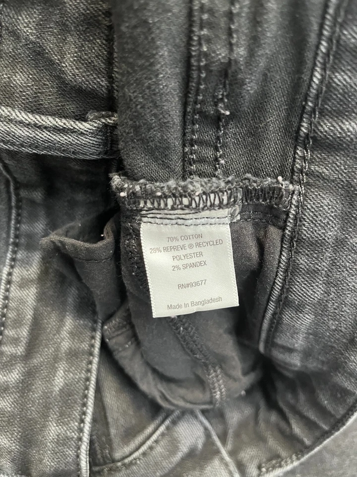 Pantalones cortos de jean Bermudas St Johns Bay | Talla 10 | Mujer | Negro Foto 4 de 4