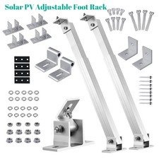 Adjustable Solar Panel Tilt Mount Brackets Kit Aluminum Mounting Set
