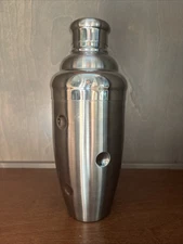 Waterford Marquis Polka Dot Stainless Steel Cocktail Shaker with Lid,  9"