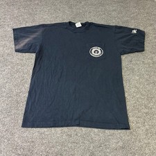 Alore T-Shirt Mens Size L Navy Blue Pocket Local 369 Union Made In USA Vintage