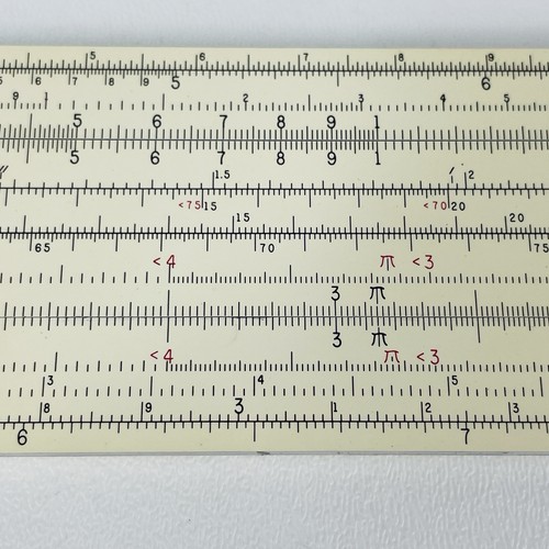 Pickett N 3-T All Metal Slide Rule Power Log Exponential Dual Base, Leather Case - Picture 9 of 15
