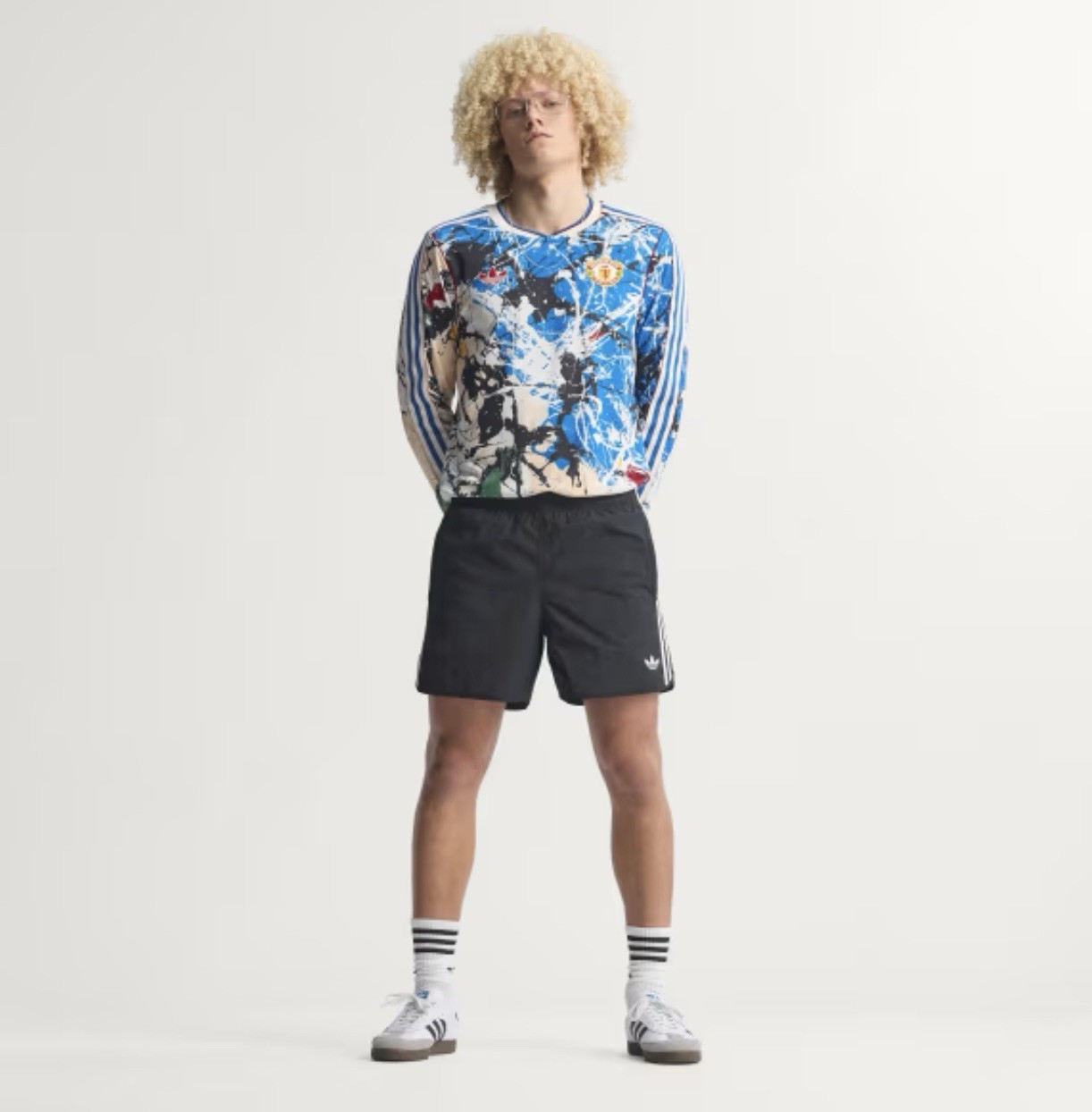 **Adidas Manchester United x Stone Roses Jersey Long KC4442 Size M *Authentic* image 9