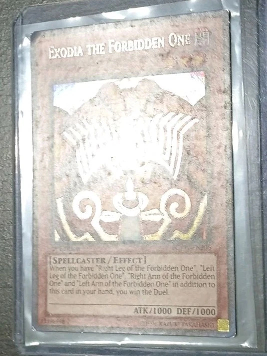 Yu-Gi-Oh Exodia The Forbidden One Arm Leg LCYW 1st Edition Secret Rare 5 Pieces - Image 2 of 4