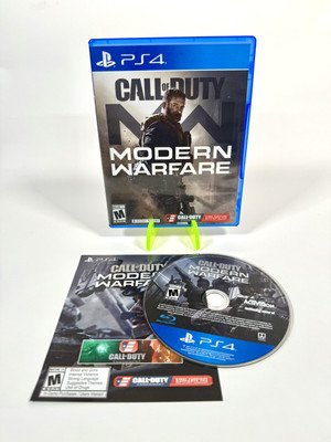 Modern Warfare (Sony PlayStation 4, 2019) - Complete in Box (CIB) - Tested