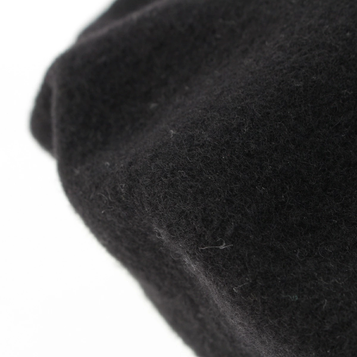 Chanel 98P Wool Coco Mark Embroidered Handwritten Tag Beret Black 57 *Pqb1129 thumbnail 13