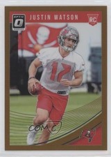 2018 Donruss Optic Rookies Bronze Prizm Justin Watson #112 0c2