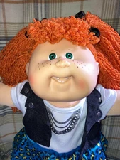 Vintage Cabbage Patch Kids Red Hair Green Eyes HM19 P Factory