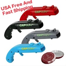 Creative Beer Bottle Opener Cap Gun Launcher Shooter Party Game Bar Tool Gift
