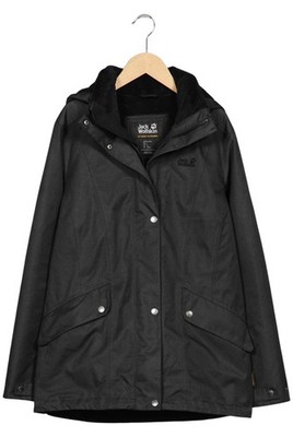 Jack Wolfskin Jacke Damen Anorak Jacket Kurzmantel Gr. 40 Schwarz #hne96ti