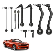 10x Front Control Arm Sway Bar Links Tie Rod Kit for Camaro 2010-2013 2014 2015