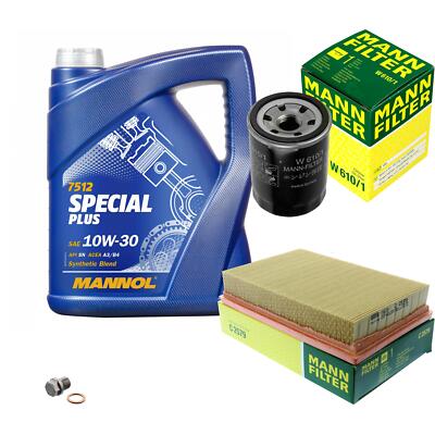 MANN Inspektionspaket 5 L MANNOL Special Plus 10W-30 für Suzuki Wagon R+ 1.3