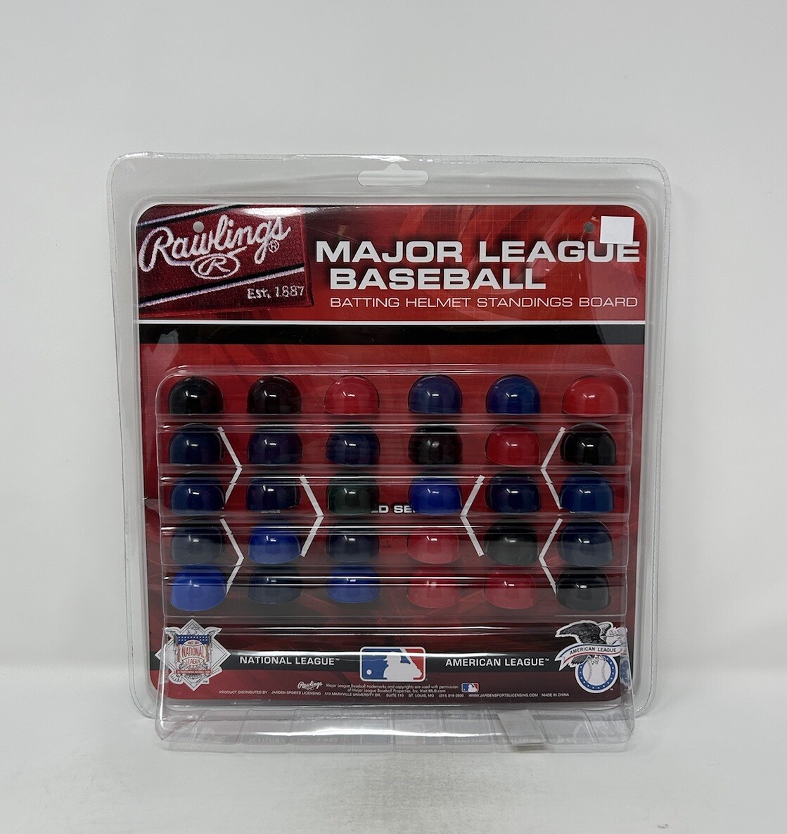 Rawlings Major League Baseball Batting Helmet Standings Board