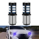 2 Pack Blue 1157 LED Daytime Running Light Bulbs For Hyundai Elantra 2019 2020