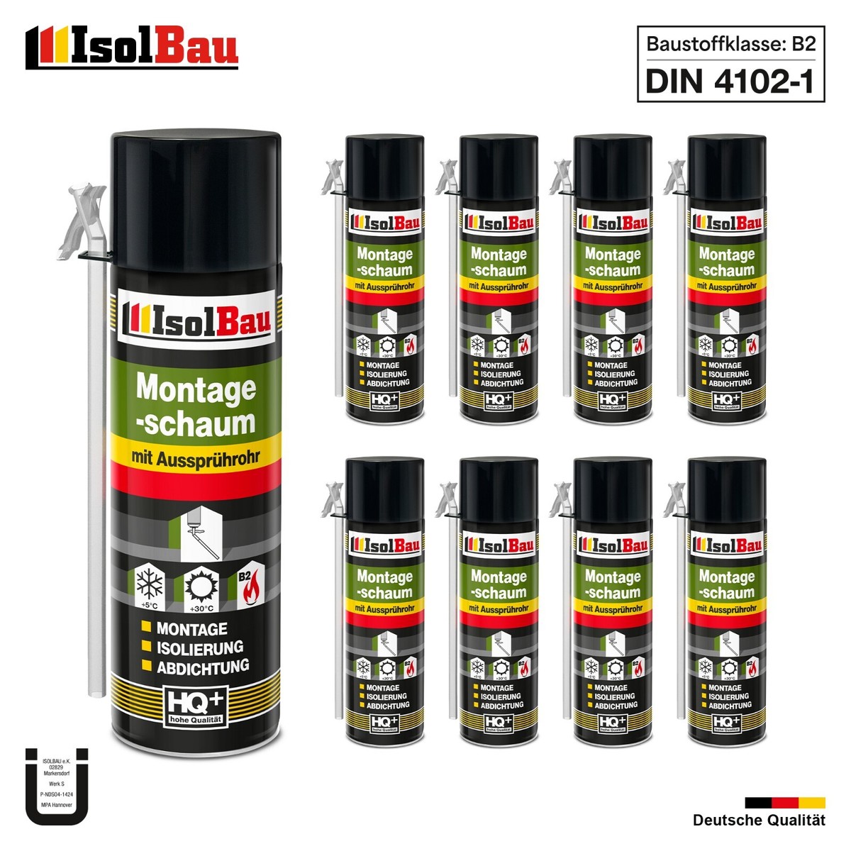 MONTAGESCHAUM MIT AUSSPRÜHROHR PU-SCHAUM 500 ml BAUSCHAUM 1K-SCHAUM aus m eBay