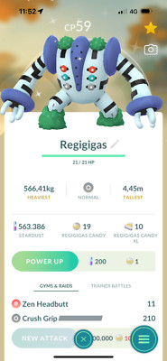 Shiny Regigigas  IeveI 1 | Mini P T C