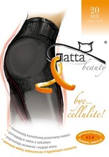 GATTA Bye Cellulite 20 Den Tights,Anti-Cellulite Mineral Yarn,High Waist,Durable