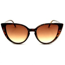 Fashion Designer Sunglasses Brown Cat-Eye Tortoise Shell Style Frame  Gradient
