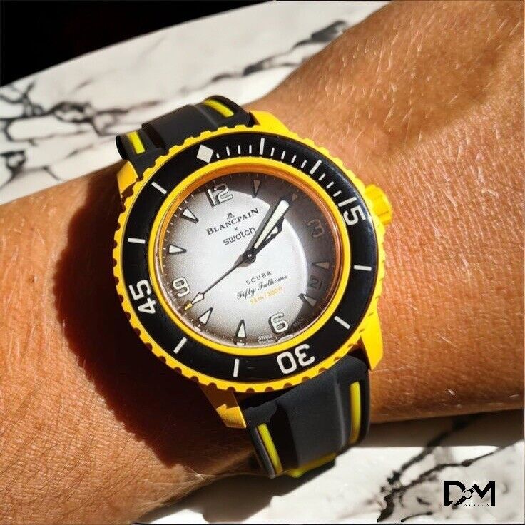 Blancpain X Swatch - Fifty Fathoms - PACIFIC OCEAN - Black Blancpain X Swatch - Fifty Fathoms - PACIFIC OCEAN - Black