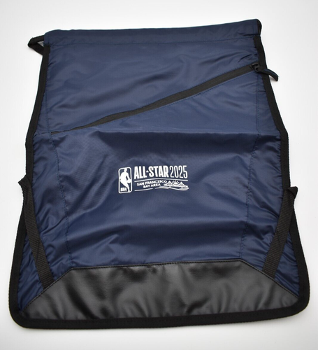 Rare NBA 2025 ALL*STAR Unisex Adults Polyester Adjustable Zip-It Cinch Pack Navy - Picture 5 of 10