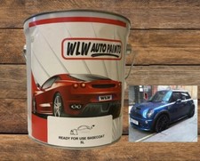 FOR BMW INDI BLUE 862 2K SOLVENT BASECOAT CAR PAINT MIX READY FOR USE