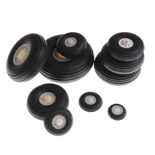 4Pcs Wheels With EVA Rubber Tyres 25-70mm 1"-2.75" RC Model Plane US - Picture 5 of 15