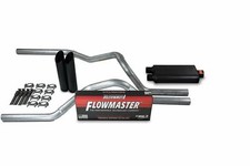 Ford F150 Truck 21-25 2.5 Dual Exhaust Kits Flowmaster 50 Series Black Tip