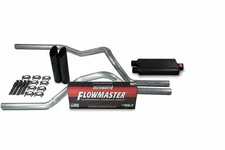Ford F150 Truck 21-25 2.5" Dual Exhaust Kits Flowmaster 50 Series Black Tip