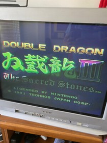 Double Dragon III 3 The Sacred Stones NES cart only NES-3W-AUS