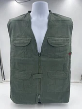 Woolrich Elite Discreet Carry Tactical Vest Medium Cotton Ripstop OD Green 44424