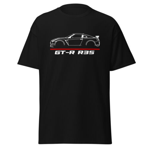 T-shirt premium pour Nissan GT-R R35 2015 passionné de voiture cadeau d'anniversaire - Photo 1/5