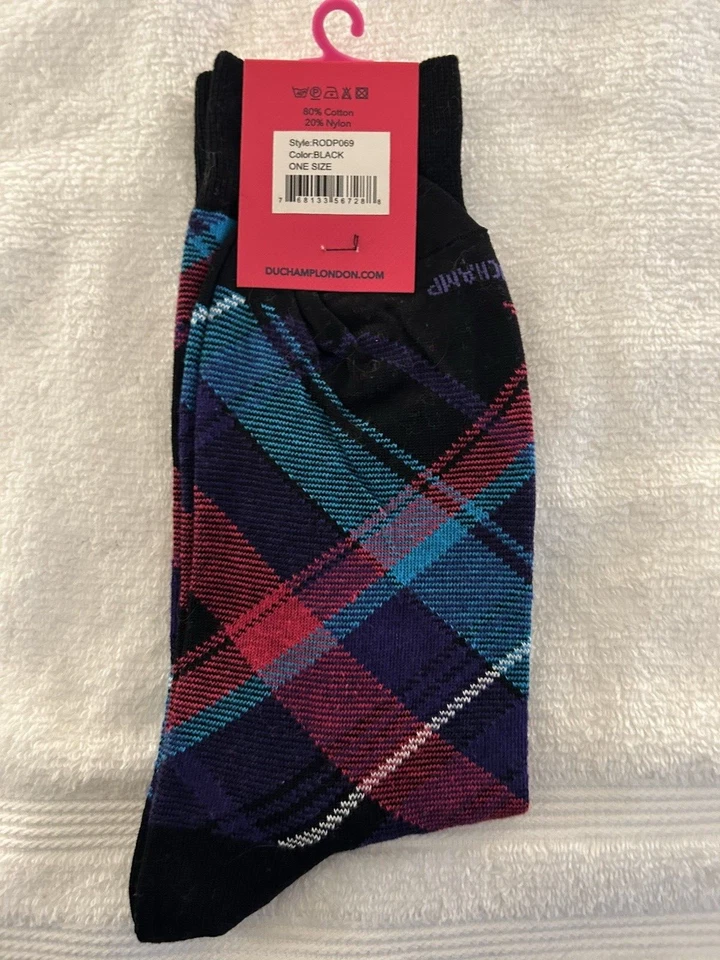 Calcetines multicolores Duchamp para hombre, 1 par Foto 3 de 4