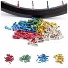 Anodized Wheel 72 Metal Spoke Nipples for BMX Cycling MTB Mountain Bike Bicycles