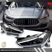 LED Headlights For Maserati Quattroporte 2013-2020 Upgrade DRL AFS Front Lamps