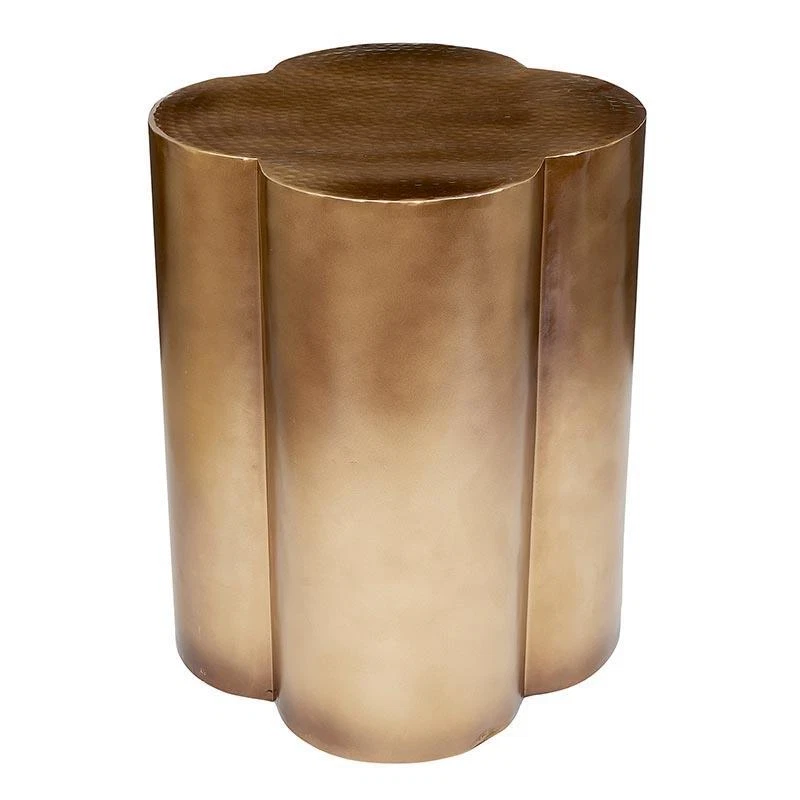 Hammered gold table deals