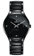 Rado True Automatic Diamonds High-Tech Ceramic Black Men's Watch R27056722 