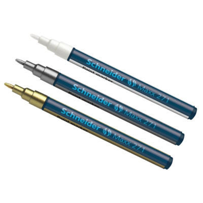 Schneider Lackmarker Lackmalstift Deco Maxx 271 Lackstift 1-2 mm Farbe wählbar